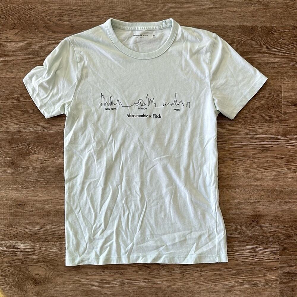 Abercrombie & Fitch Soft A&F Short Sleeve T-Shirt Light Mint XS